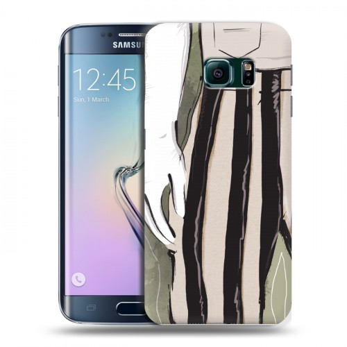 Дизайнерский силиконовый чехол для Samsung Galaxy S6 Edge Модные иллюстрации
