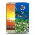 Дизайнерский пластиковый чехол для Motorola Moto E5 Акулы