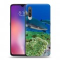 Дизайнерский силиконовый с усиленными углами чехол для Xiaomi Mi9 Акулы