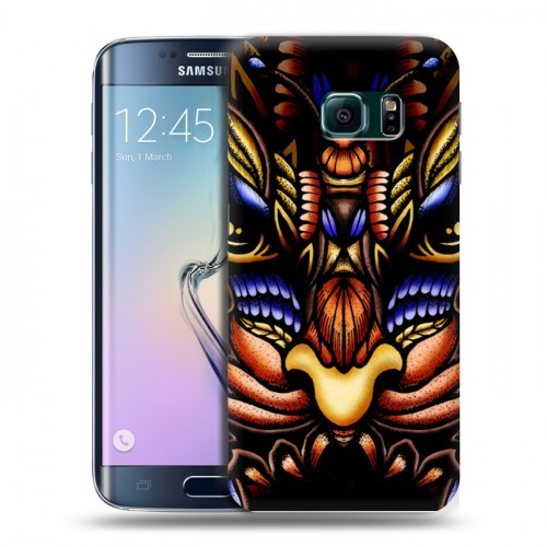 Дизайнерский силиконовый чехол для Samsung Galaxy S6 Edge Маски бабочек