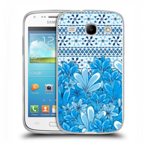 Дизайнерский пластиковый чехол для Samsung Galaxy Core Цветы и узоры