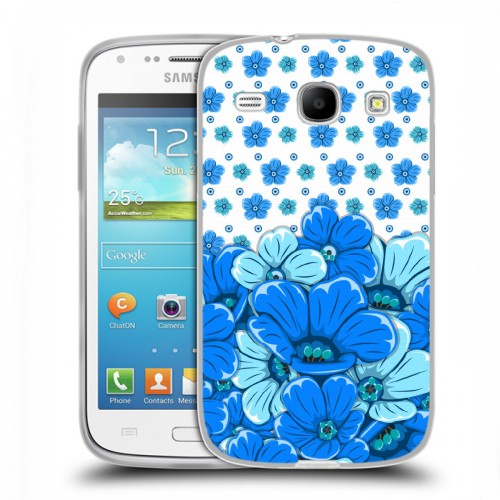 Дизайнерский силиконовый чехол для Samsung Galaxy Core Цветы и узоры