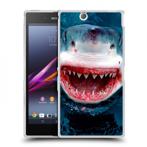 Дизайнерский пластиковый чехол для Sony Xperia Z Ultra  Акулы