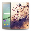Дизайнерский силиконовый чехол для Samsung Galaxy Tab S2 8.0 Цветочные мазки