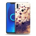 Дизайнерский силиконовый чехол для Alcatel 5V Цветочные мазки