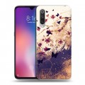 Дизайнерский силиконовый с усиленными углами чехол для Xiaomi Mi9 Цветочные мазки