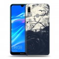 Дизайнерский пластиковый чехол для Huawei Y6 (2019) Цветочные мазки