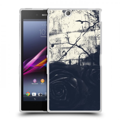 Дизайнерский пластиковый чехол для Sony Xperia Z Ultra  Цветочные мазки