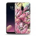 Дизайнерский пластиковый чехол для Meizu 15 Plus Цветочные мазки