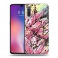 Дизайнерский силиконовый с усиленными углами чехол для Xiaomi Mi9 Цветочные мазки