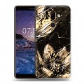 Дизайнерский пластиковый чехол для Nokia 7 Plus Цветочные мазки