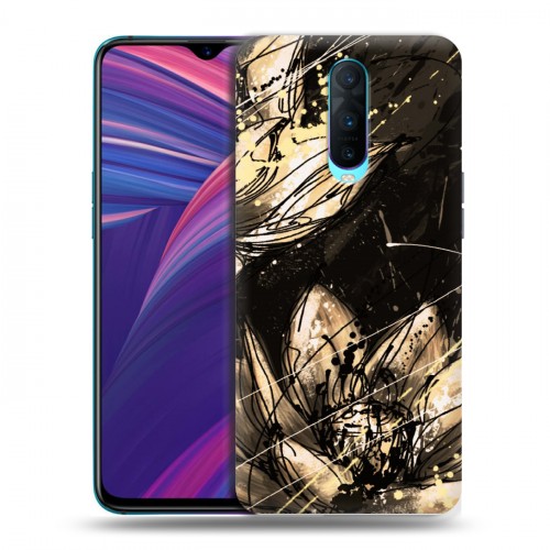 Дизайнерский пластиковый чехол для OPPO RX17 Pro Цветочные мазки