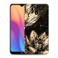 Дизайнерский силиконовый с усиленными углами чехол для Xiaomi RedMi 8A Цветочные мазки