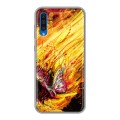 Дизайнерский силиконовый чехол для Samsung Galaxy A50 Цветочные мазки