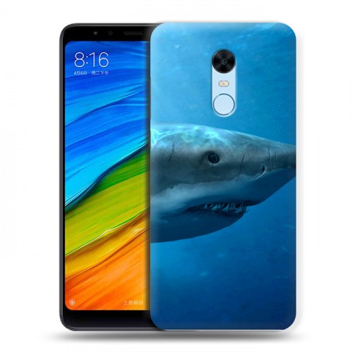 Дизайнерский пластиковый чехол для Xiaomi RedMi 5 Plus Акулы