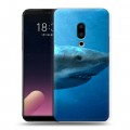 Дизайнерский пластиковый чехол для Meizu 15 Plus Акулы