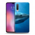 Дизайнерский силиконовый с усиленными углами чехол для Xiaomi Mi9 Акулы