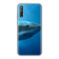 Дизайнерский силиконовый чехол для Huawei Y8p Акулы