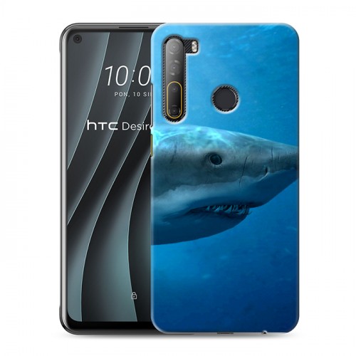 Дизайнерский силиконовый чехол для HTC Desire 20 Pro Акулы