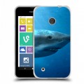 Дизайнерский пластиковый чехол для Nokia Lumia 530 Акулы