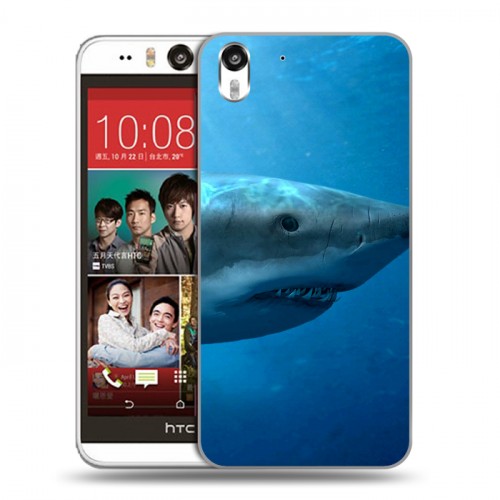 Дизайнерский силиконовый чехол для HTC Desire Eye Акулы