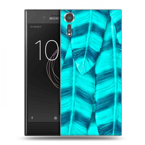 Дизайнерский пластиковый чехол для Sony Xperia XZs Контрастные перья