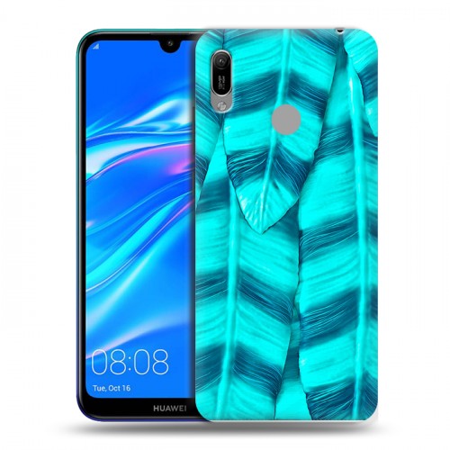 Дизайнерский пластиковый чехол для Huawei Y6 (2019) Контрастные перья
