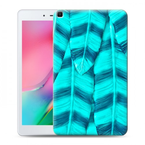 Дизайнерский силиконовый чехол для Samsung Galaxy Tab A 8.0 (2019) Контрастные перья