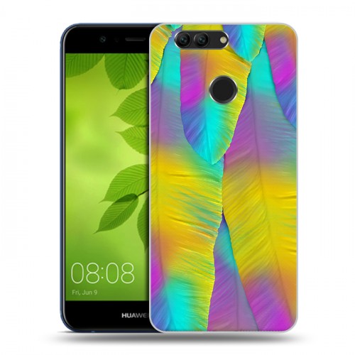 Дизайнерский пластиковый чехол для Huawei Nova 2 Plus Контрастные перья