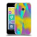 Дизайнерский пластиковый чехол для Nokia Lumia 530 Контрастные перья