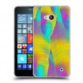 Дизайнерский пластиковый чехол для Microsoft Lumia 640 Контрастные перья