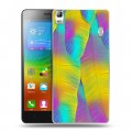 Дизайнерский пластиковый чехол для Lenovo A7000 Контрастные перья