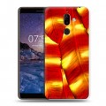 Дизайнерский пластиковый чехол для Nokia 7 Plus Контрастные перья