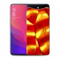 Дизайнерский силиконовый чехол для OPPO Find X Контрастные перья