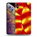 Дизайнерский силиконовый чехол для Iphone Xs Max Контрастные перья