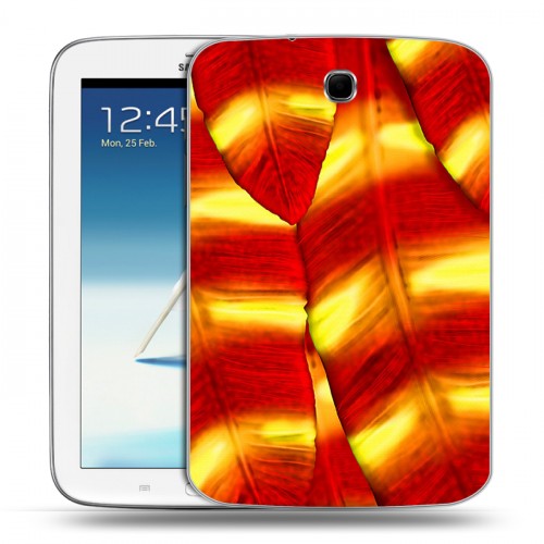 Дизайнерский силиконовый чехол для Samsung Galaxy Note 8.0 Контрастные перья