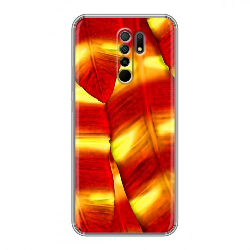 Дизайнерский силиконовый чехол для Xiaomi RedMi 9 Контрастные перья