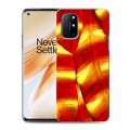 Дизайнерский пластиковый чехол для OnePlus 8T Контрастные перья