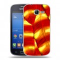 Дизайнерский пластиковый чехол для Samsung Galaxy Trend Lite Контрастные перья