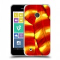 Дизайнерский пластиковый чехол для Nokia Lumia 530 Контрастные перья