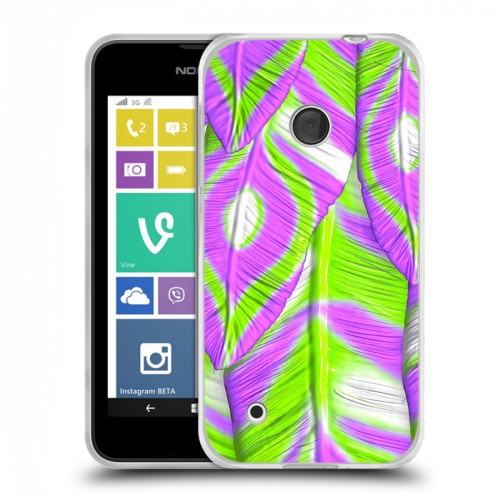 Дизайнерский пластиковый чехол для Nokia Lumia 530 Контрастные перья