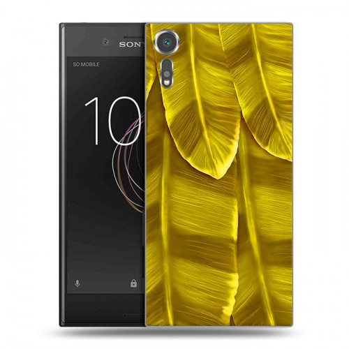 Дизайнерский пластиковый чехол для Sony Xperia XZs Контрастные перья