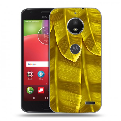 Дизайнерский пластиковый чехол для Motorola Moto E4 Контрастные перья
