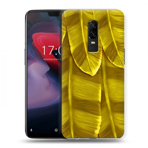 Дизайнерский пластиковый чехол для OnePlus 6 Контрастные перья