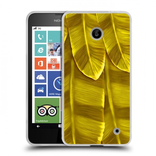 Дизайнерский пластиковый чехол для Nokia Lumia 630/635 Контрастные перья
