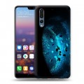 Дизайнерский силиконовый с усиленными углами чехол для Huawei P20 Pro Астероиды