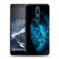 Дизайнерский пластиковый чехол для Nokia 5.1 Астероиды