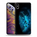 Дизайнерский силиконовый чехол для Iphone Xs Max Астероиды