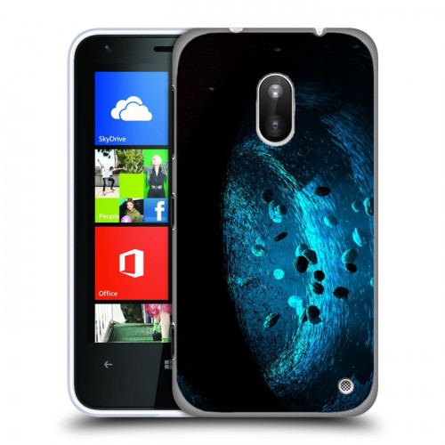 Дизайнерский пластиковый чехол для Nokia Lumia 620 Астероиды