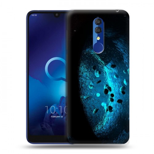 Дизайнерский пластиковый чехол для Alcatel 3 (2019) Астероиды